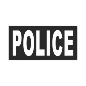 Stock Tactical ID POLICE Patches