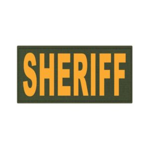 Stock Tactical ID SHERIFF Patches